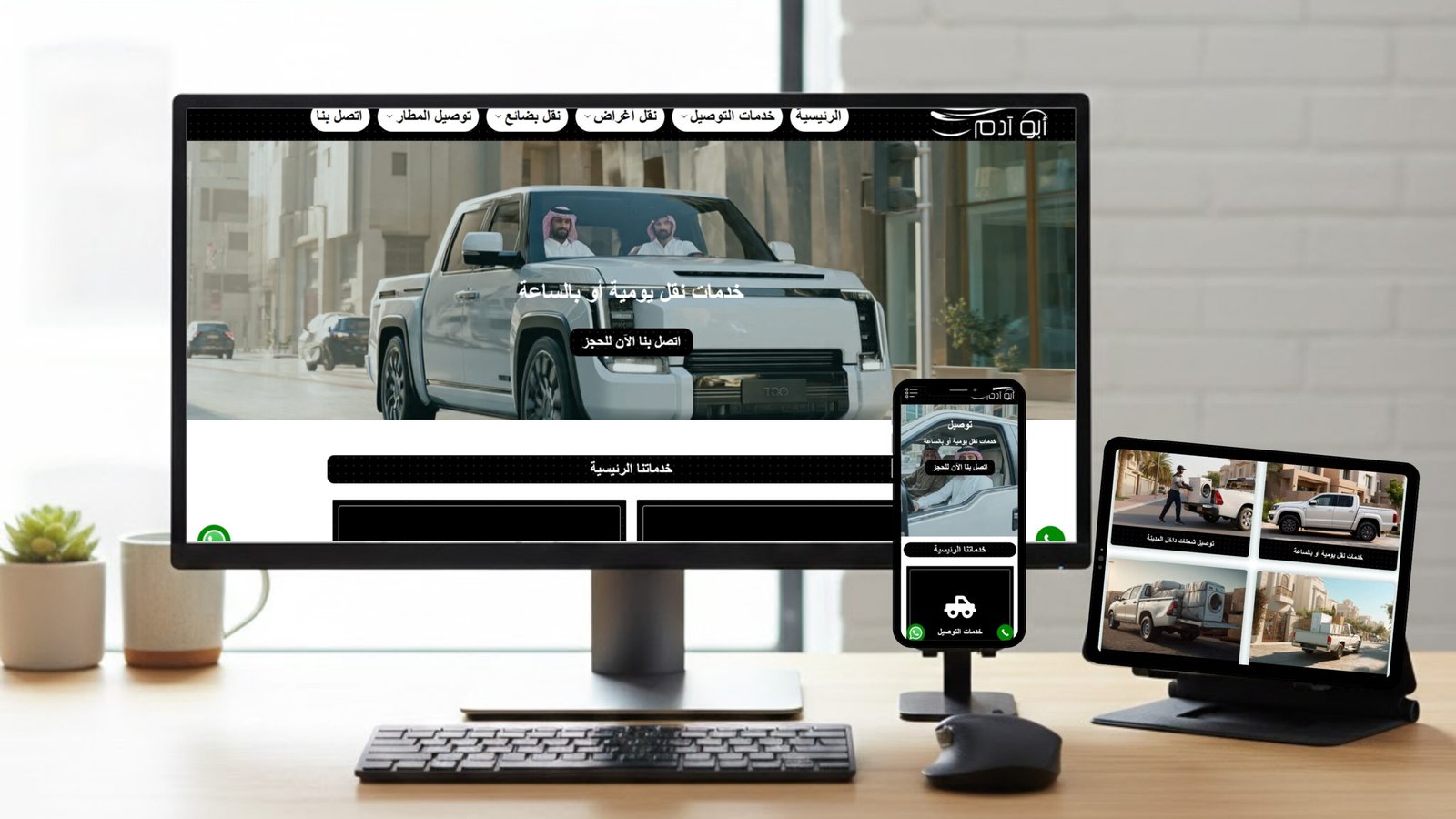 أبو ادم (لخدمات التوصيل)